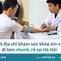 Khám Sức Khỏe Đi Làm