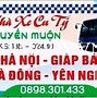 Xe Về Nam Định Bến Yên Nghĩa